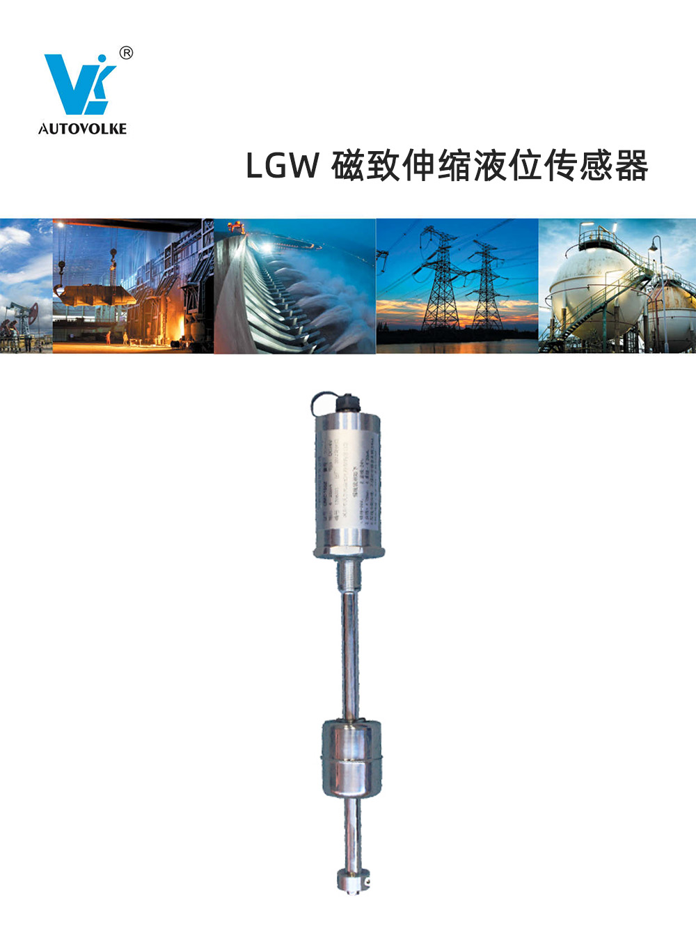 lgw 磁致伸缩液位传感器