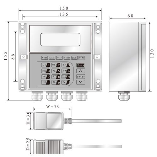 fev 外夹式超声波流量计